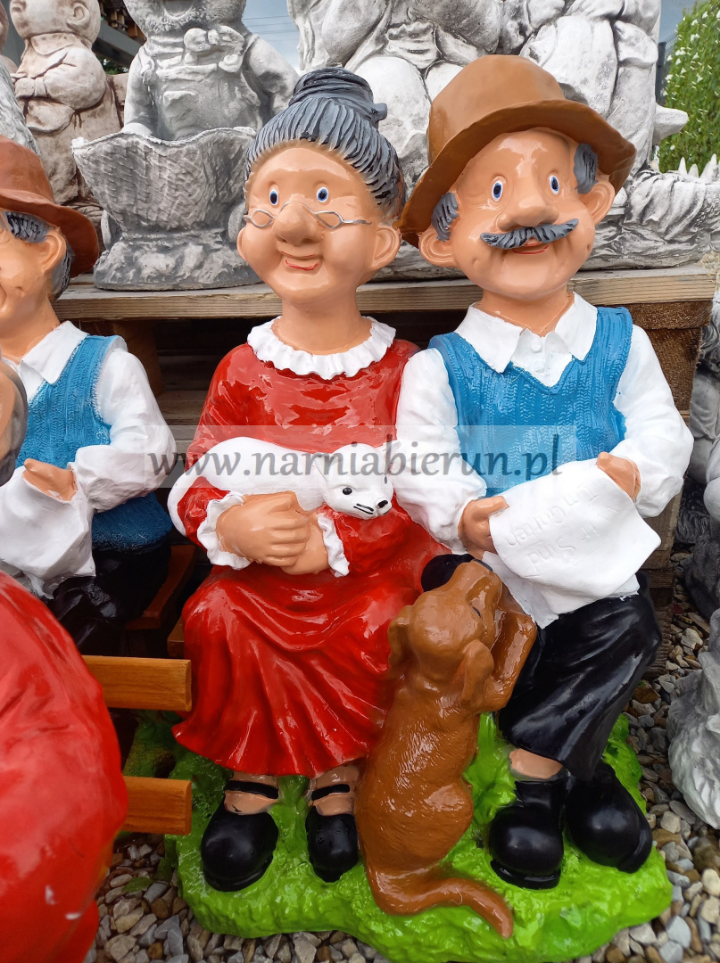 Figurki Do Ogrodu Babcia I Dziadek Figurka z żywicy Babcia i dziadek 65 cm > Góraleks > Najlepsze produkty